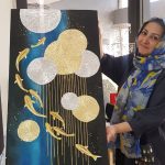 مشترک در دوره تابلو دکوراتیو و تابلو دکورئال کار با ورق طلا و ورق نقره
